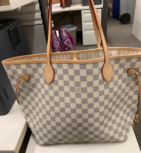 louis vuitton neverfull damier azur real vs fake|authentic louis vuitton damier azur.